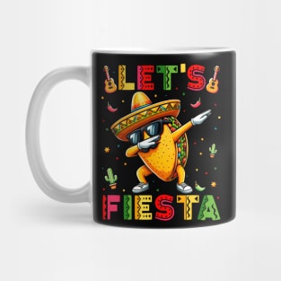 Let'S Fiesta Taco Cinco De Mayo Boys Men Kids Mexican Party Mug